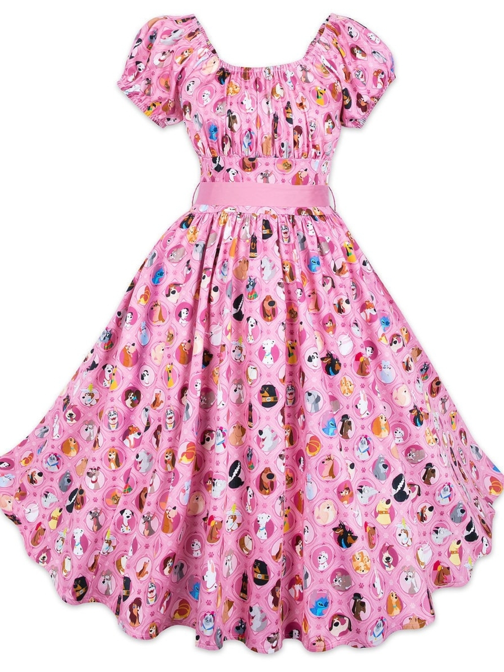 RARE Disney Dress Shop Dog Print Md